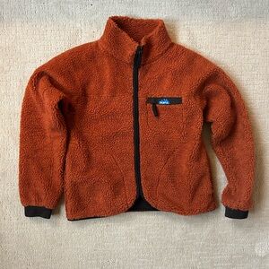 KAVU Women's Pinesdale Sherpa Fleece Jacket sz S